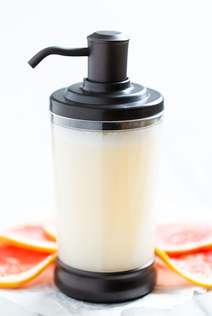 Sensitive Skin Savior: Homemade Grapefruit Ginger Body Wash Recipe